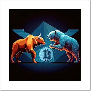 BEARS VS BULLS Posters and Art